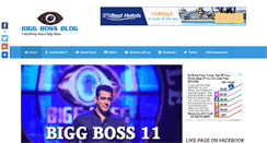 Desktop Screenshot of biggbossblog.com