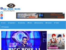 Tablet Screenshot of biggbossblog.com